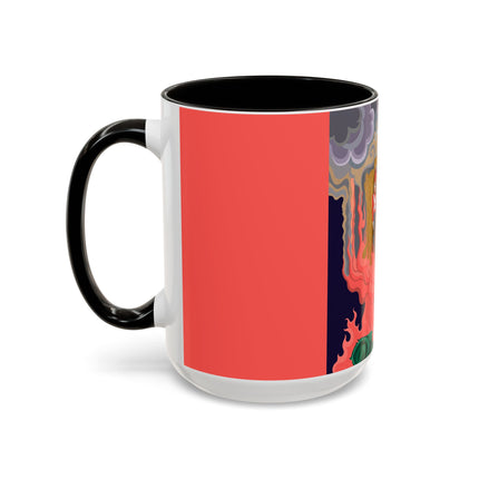 The Firebird's Awakening Colorful Mug (11oz, 15oz) – Ballet Fantasy, Mythic Fire & Art Deco Drama