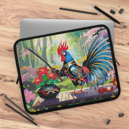 Cyberpunk Rooster Laptop Sleeve