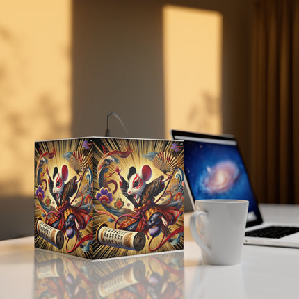 Theatrical Mouse on a Mission Light Cube Lamp