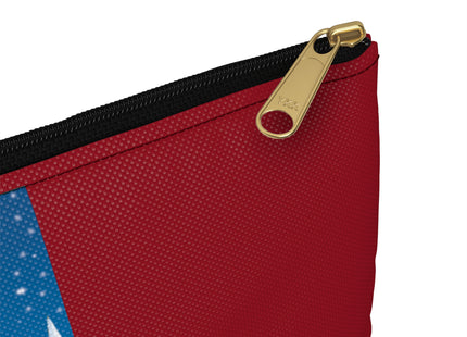 Elegant Winter Woman in Sleigh Accessory Pouch