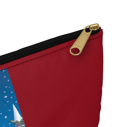 Elegant Winter Woman in Sleigh Accessory Pouch