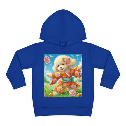 Chrysanthemum Meadow Play Toddler Pullover Fleece Hoodie