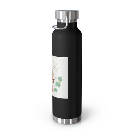 Orange-Headed Ground Thrush by Shaikh Zain al–Din Copper Vacuum Insulated Bottle, 22oz