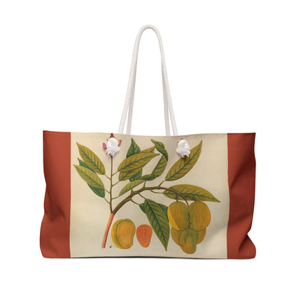 Album of watercolors of Asian fruits and flowers Pl.21 by Anonymous Weekender Bag