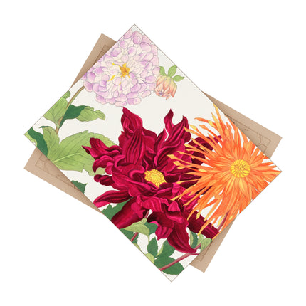 Dahlia by Tanigami Kônan Ceramic Tile