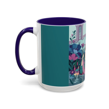 The Ladies Of The Secret Masquerade Colorful Mugs – Art Deco Floral Mystery