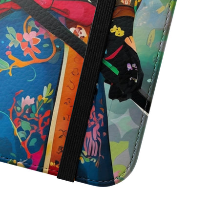 🦉⚔️ Cyberpunk Samurai Owl Flip Case – Neon Wisdom & Warrior Honor