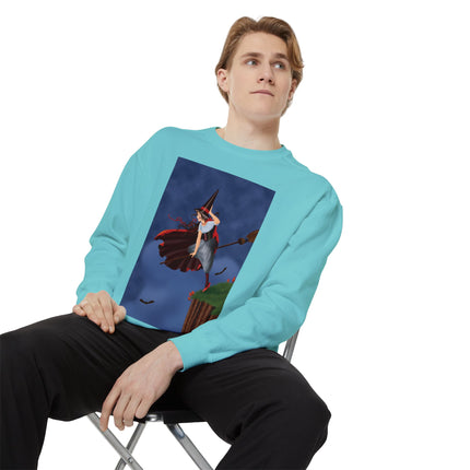 The Enchanted Witch Unisex Garment-Dyed Sweatshirt