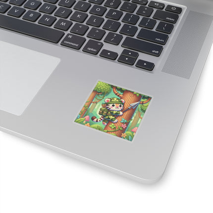 Stealthy Stripes Kiss-Cut Stickers (4 Sizes)