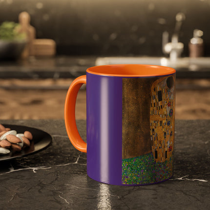 The Kiss by Gustav Klimt Colorful Mugs (11oz, 15oz)