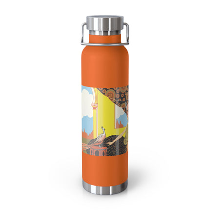 Glimpses of Opulence by Ezio Anichini Copper Vacuum Insulated Bottle, 22oz