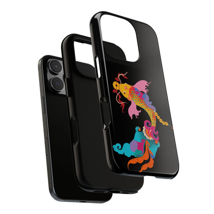 Golden Koi Phone Case – Lucky Swim & Vibrant Fortune