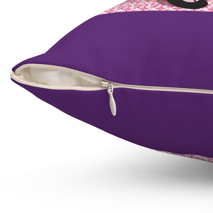 Joy of Friendship Spun Polyester Square Pillow