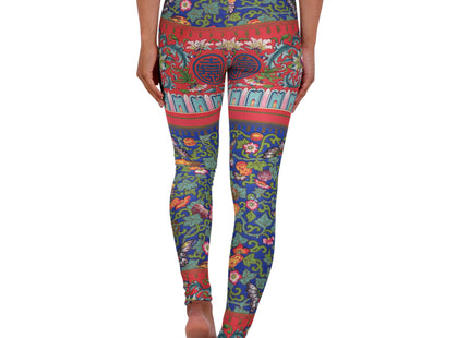 Chinese Ornament by Owen Jones High Waisted Yoga Leggings (AOP)