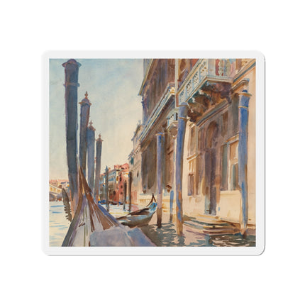 Gondola Moorings on the Grand Canal by John Singer Sargent Die-Cut Magnets (5 Sizes)