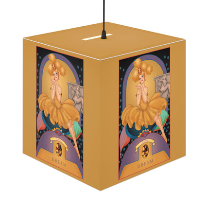 November & Topaz Zodiac Light Cube Lamp
