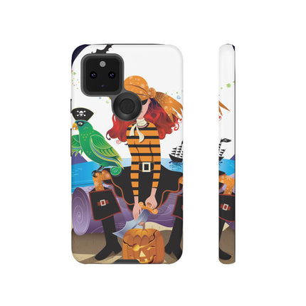 Moonlit Pirate Halloween Phone Cases