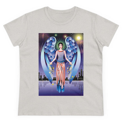 Celestial Symphony Women's Midweight Cotton Tee