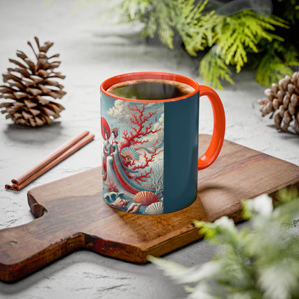 Ladies by the Quiet Sea Colorful Mugs (11oz, 15oz)