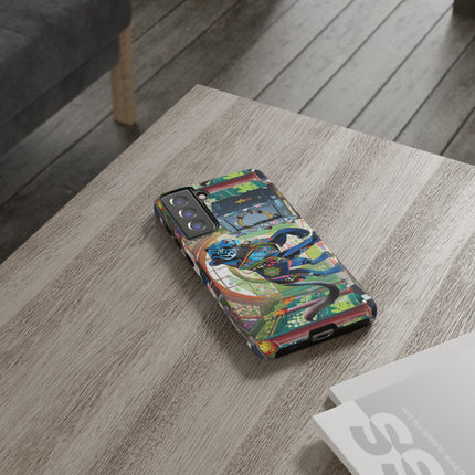 Cyber Panther's Hunt Phone Cases