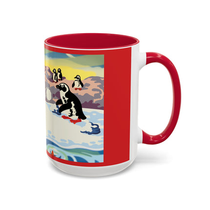 Snowball Shenanigans Colorful Mugs (11oz, 15oz)