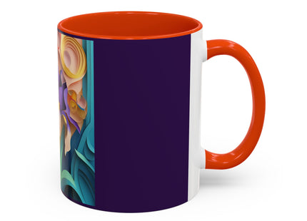 The Elegant Iris Flower Colorful Mugs (11oz, 15oz)