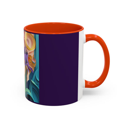 The Elegant Iris Flower Colorful Mugs (11oz, 15oz)