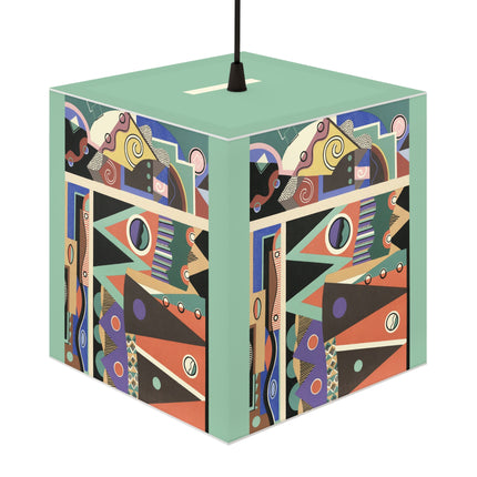 Collection decors et couleurs Pl.03 by Georges Valmiers Light Cube Lamp