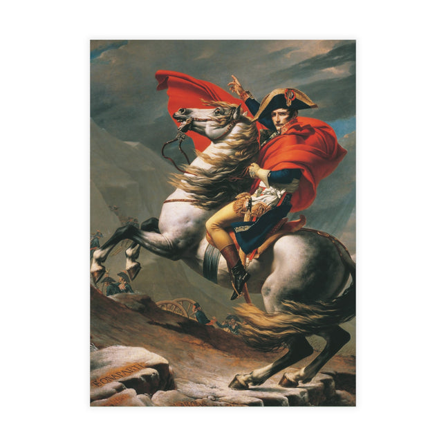 Napoleon Crossing the Alps by Jacques-Louis David Postcards (envelopes included) - Bundles of 10, 30, 50 Pieces