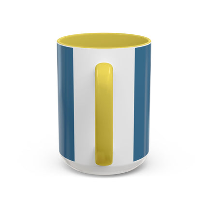 ❤️❄️ The Winter Heart Messenger Colorful Mug – Art Deco Snow Garden Fantasy