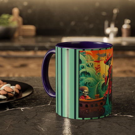 Skeleton Crew of the Misty Seas Colorful Mugs (11oz, 15oz)