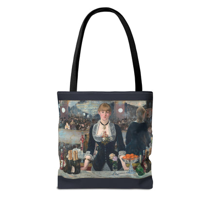 A Bar at the Folies-Bergère by Edouard Manet Tote Bag (AOP)