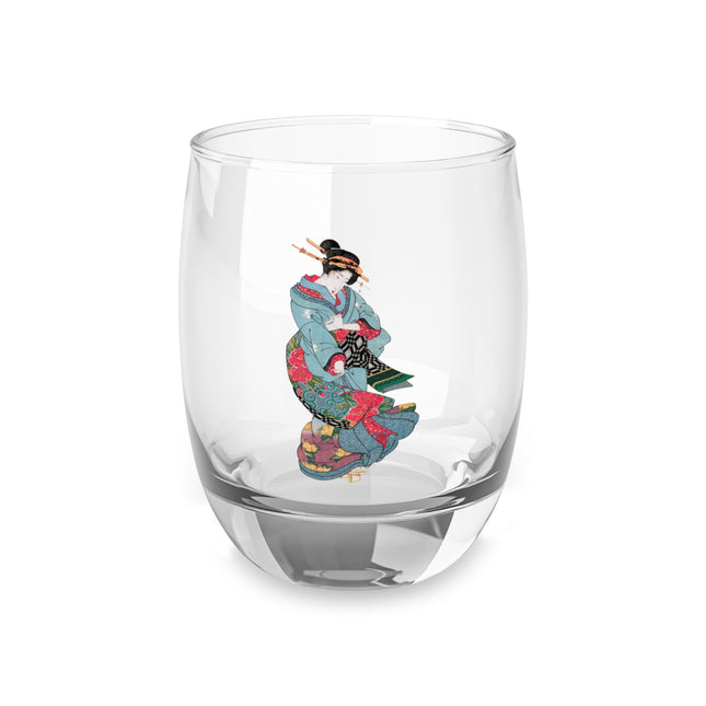 Beauties in a Spring Storm by Keisai Eisen Whiskey Glass