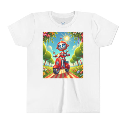 The Traveling Robot Youth Short Sleeve Tee