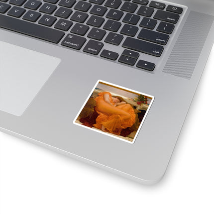 Flaming June by Frederic Leighton Kiss-Cut Stickers (4 Sizes)