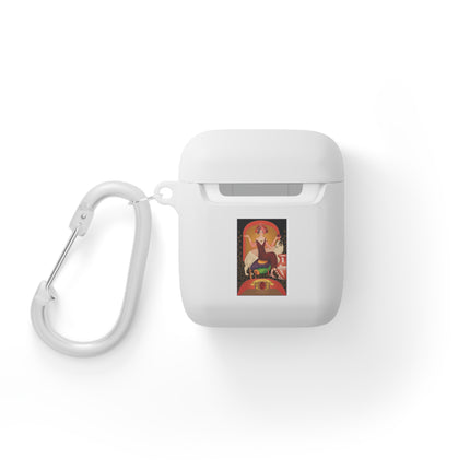 January & Garnet AirPods Case — Gem Series by Sofia Chiostri
