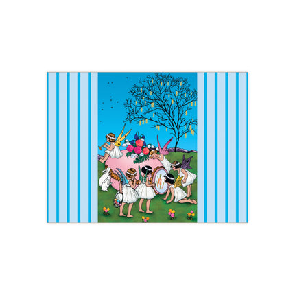 Enchanted Easter Gathering Ceramic Tile