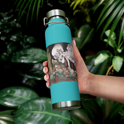 Mitsukuni Defying the Skeleton Spectre by Utagawa Kuniyoshi Copper Vacuum Insulated Bottle, 22oz