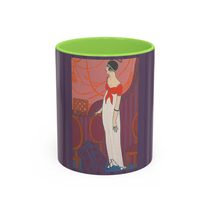 L’Entracte by Georges Lepape Colorful Mugs (11oz, 15oz)