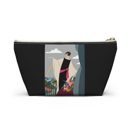 Rainbow Reverie Cosmetic Bag – Serene Elegance & Quiet Hope