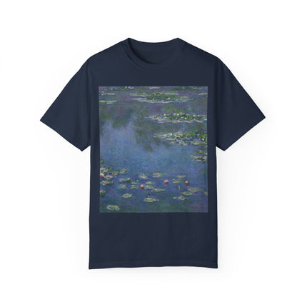 Water Lilies by Claude Monet Unisex Garment-Dyed T-shirt