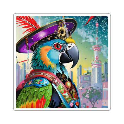 Tech Plumes Kiss-Cut Stickers (4 Sizes)