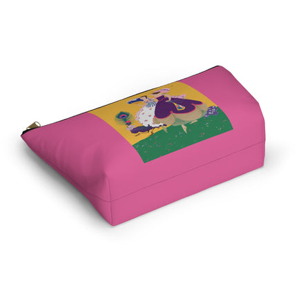 Peacock Ladies in the Garden Cosmetic Bag – Playful Elegance & Art Deco Charm