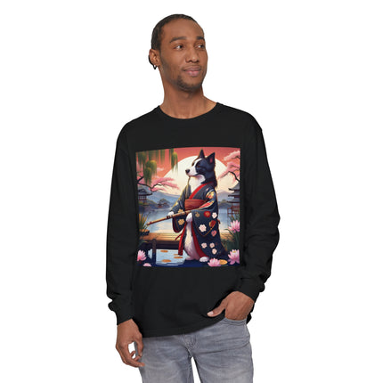 Border Collie Warrior Long Sleeve T-Shirt