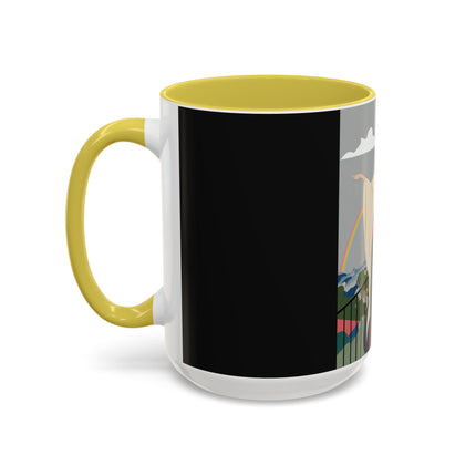 Rainbow Reverie Colorful Mugs – Elegant Renewal & Serene Beauty