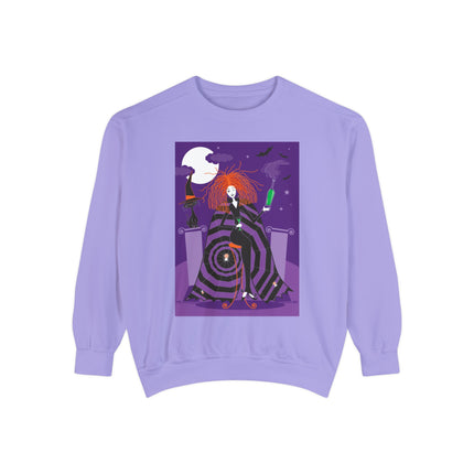 Mystic Elegance Unisex Garment-Dyed Sweatshirt