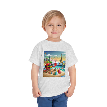 Crab Architect Toddler Short Sleeve Tee