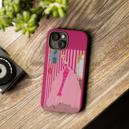 Lady in Pink Phone Case – Graceful Sophistication