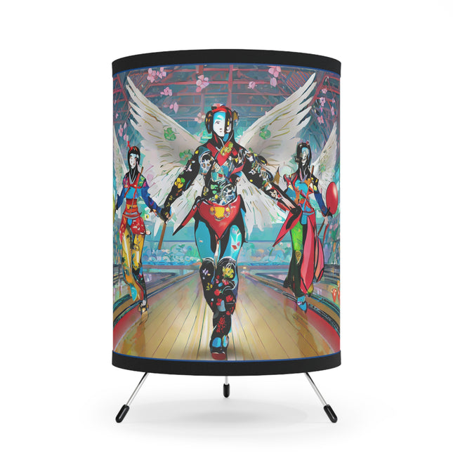 Samurai Robot Angels Tripod Lamp