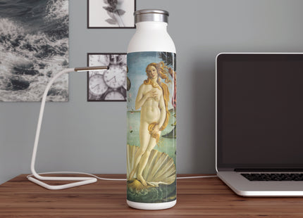 Birth of Venus by Sandro Botticelli Slim Water Bottle